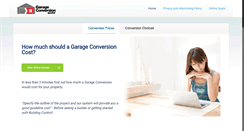 Desktop Screenshot of garageconversionquoter.co.uk
